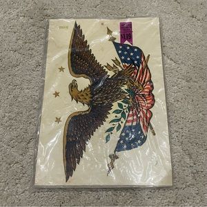 Sealed Vintage Meyercord Decorative Decal (Eagle / USA)